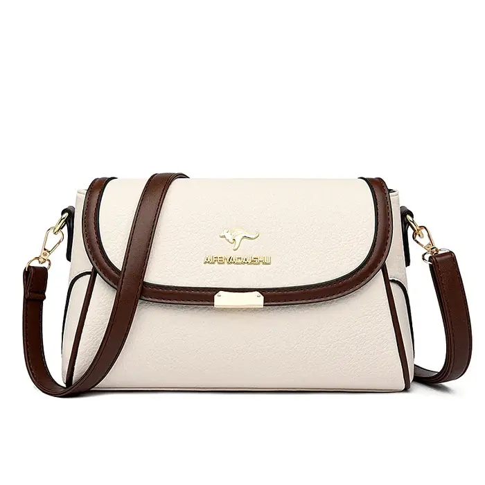 Sac à Bandoulière en Cuir Solide de Bonne Qualité pour Femme