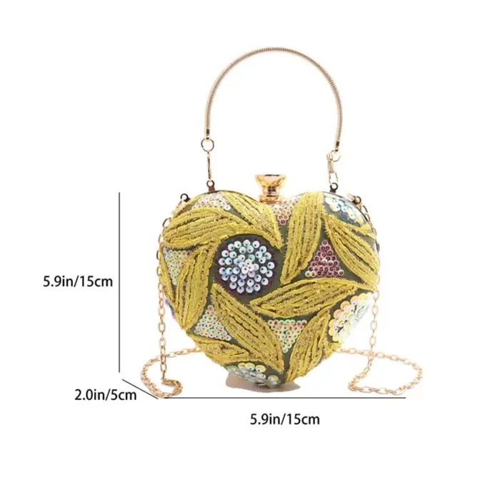Pochettes de luxe en or pour femmes