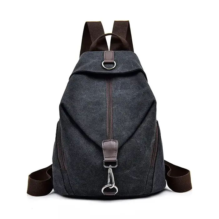 Sac à dos à la mode, sac en toile vintage, sac à main de style coréen, sac décontracté de style univ