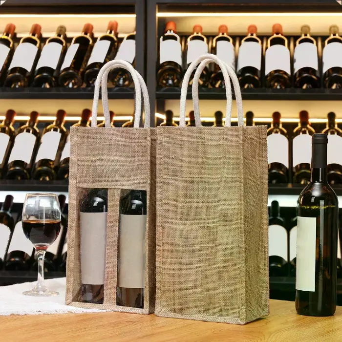 Sac à main de vin rouge