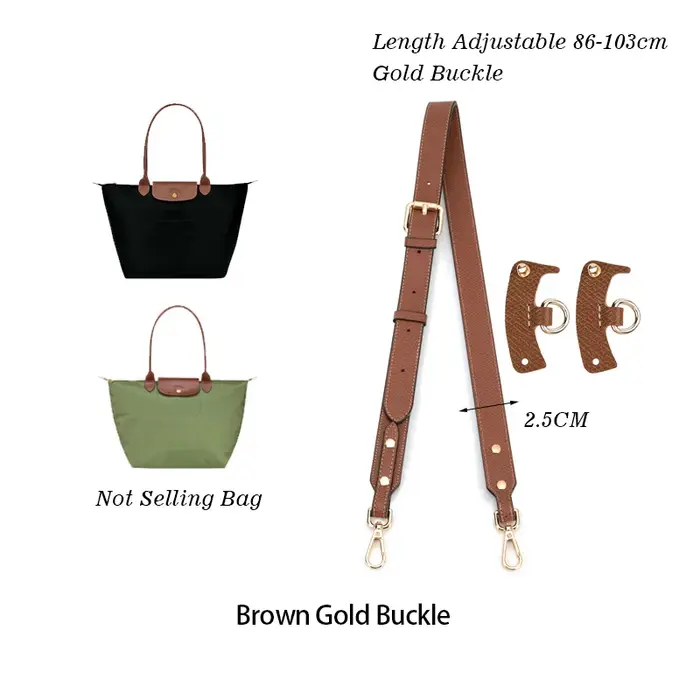 Nouvelles sangles de sac à main réglables pour sacs à bandoulière de remplacement Longchamp sac à ma