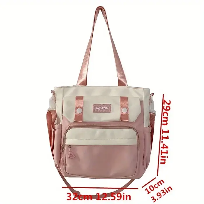 Sac fourre-tout en toile d'inspiration vintage chic pour femme