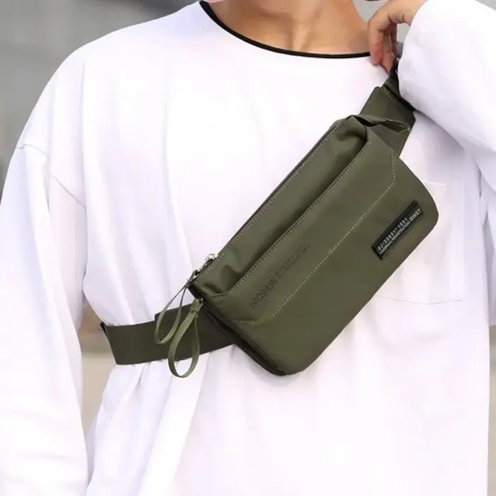 Sac banane portable anti-éclaboussures pour homme