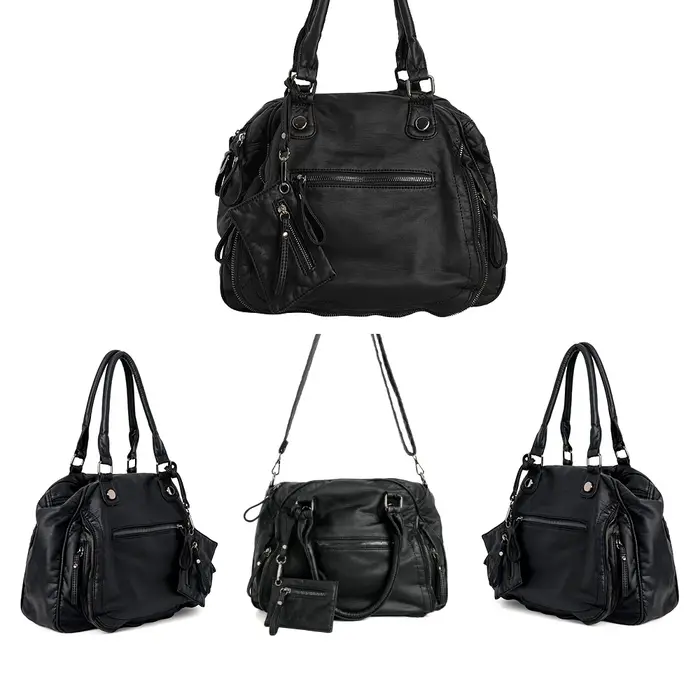 Annmouler – sac à main en cuir PU souple pour femmes, sac Design de marque, grande capacité, fourre-