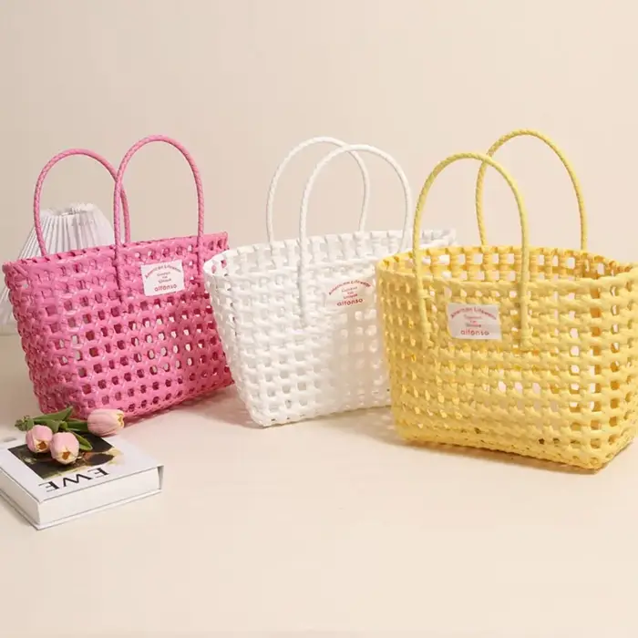 Sac en tissu ajouré de style campagnard
