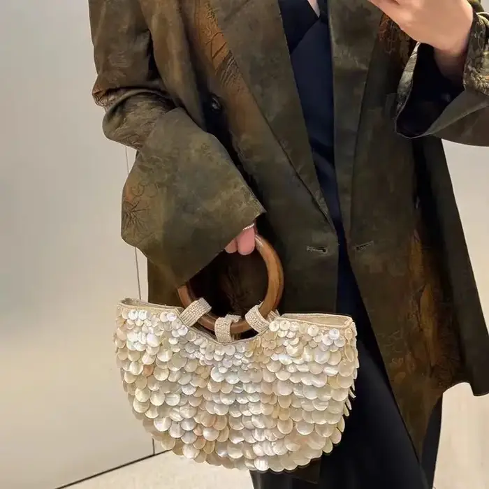 Sac à main en perles pour femmes