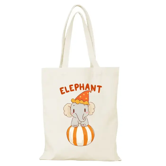Sac de plage mignon loisirs nouveaux sacs à main dessin animé sacs en tissu toile sac fourre-tout fe