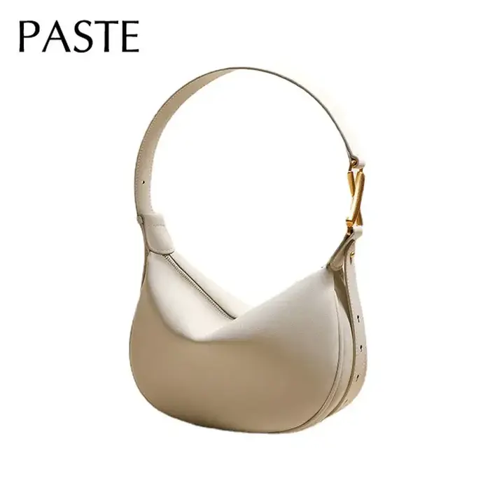 Mn Design-Sac à Main Demi-Lune Hobo en Cuir group pour Femme