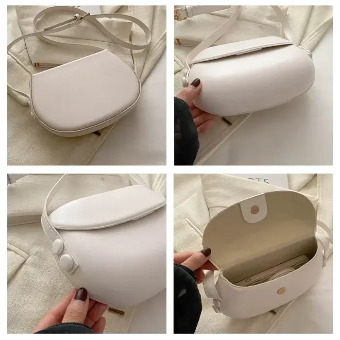 Sac à bandoulière en cuir PU pour femmes