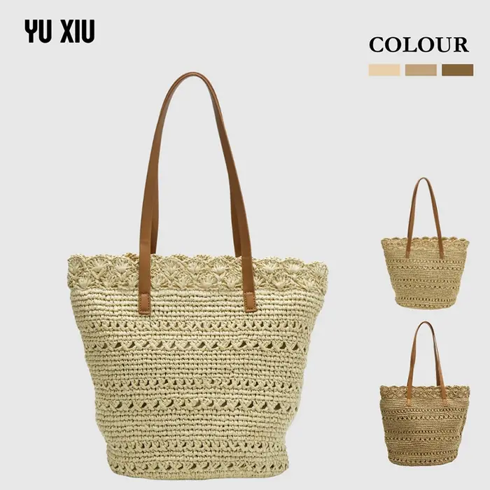 Sac fourre-tout élégant en dentelle française pour femme