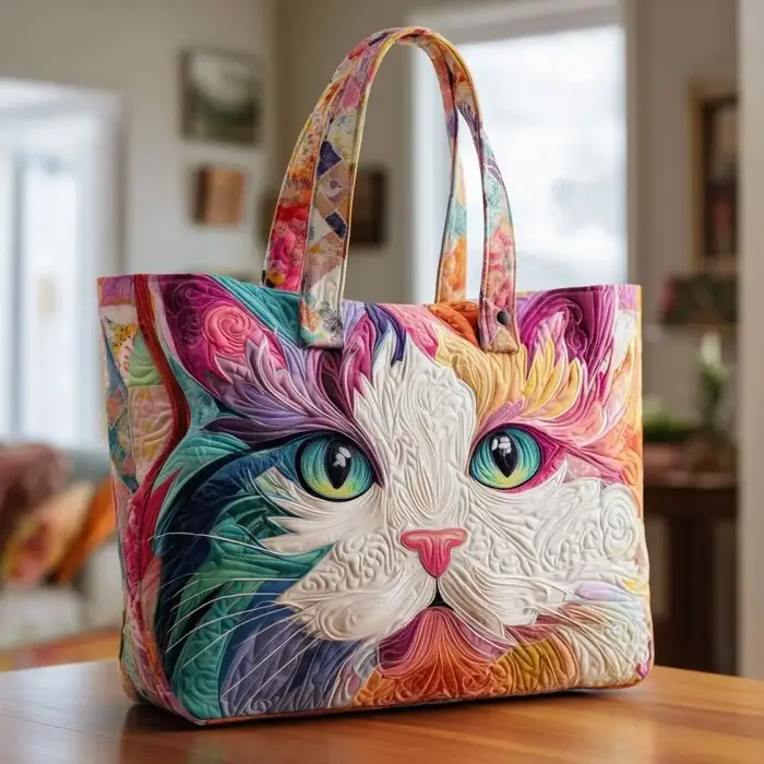 Sac fourre-tout matelassé vintage pour femmes