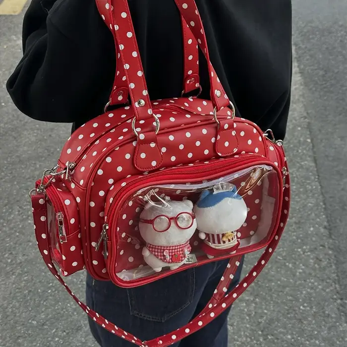 Sac à bandoulière multi-poches Y2K élégant et simple