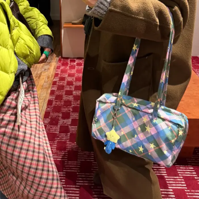 Sac à bandoulière en nylon à pois imprimé léopard