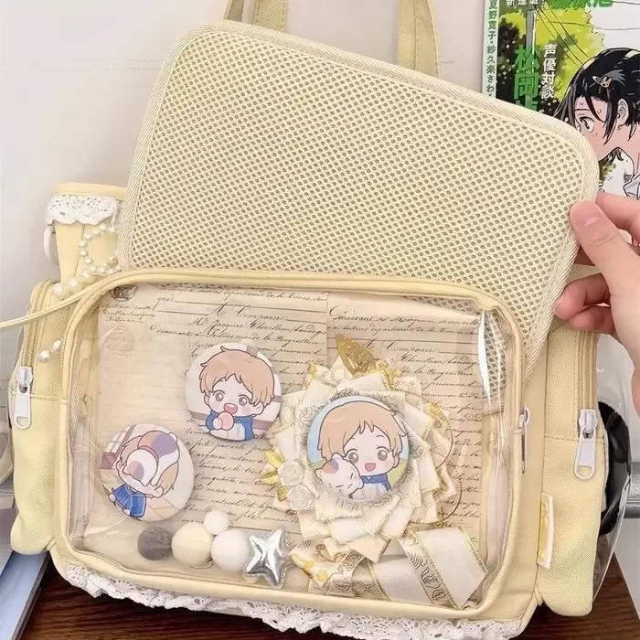 Sac à bandoulière Itabag japonais bidimensionnel pour fille de ballet