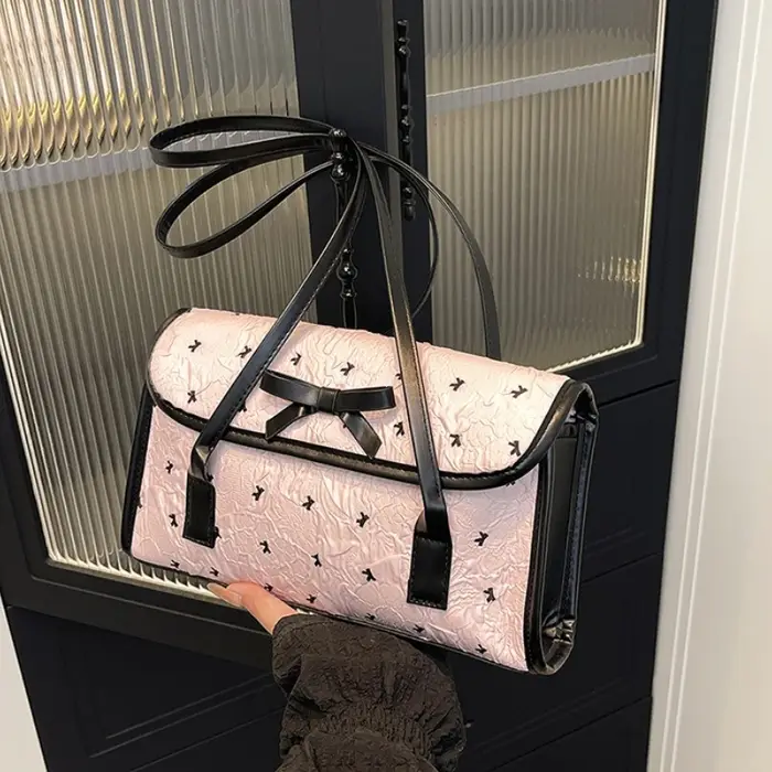 Sac à main avec nœud sous les bras pour femmes