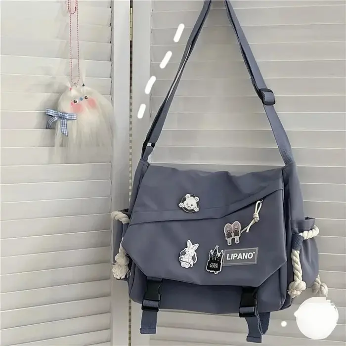 Sac postier Vintage polyvalent beau Style de travail sac à bandoulière artistique pour hommes et femmes sac