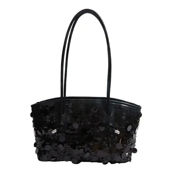 Sac fourre-tout décontracté brillant à sequins