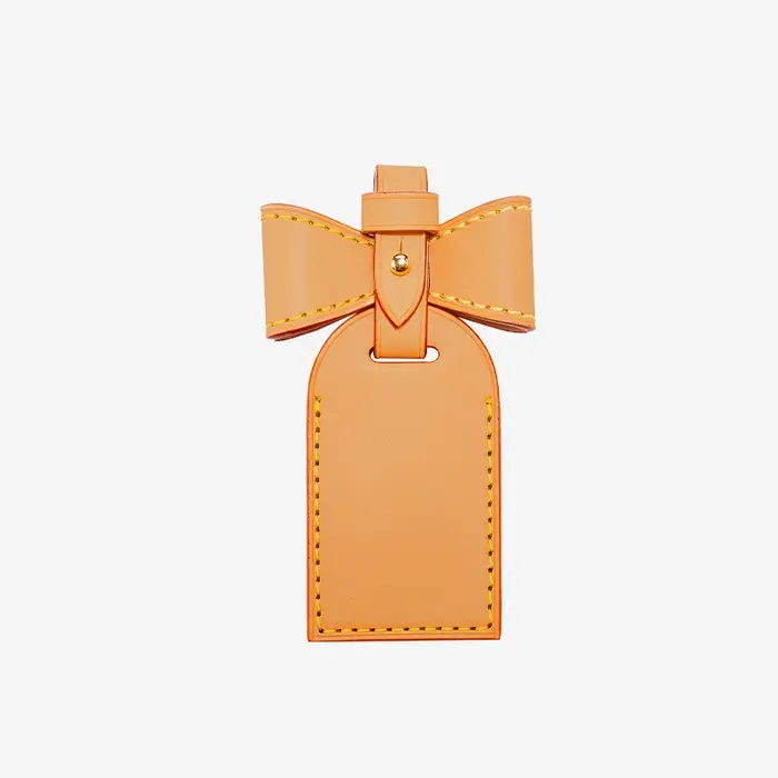 Breloque en cuir avec nœud pour sac pour femmes