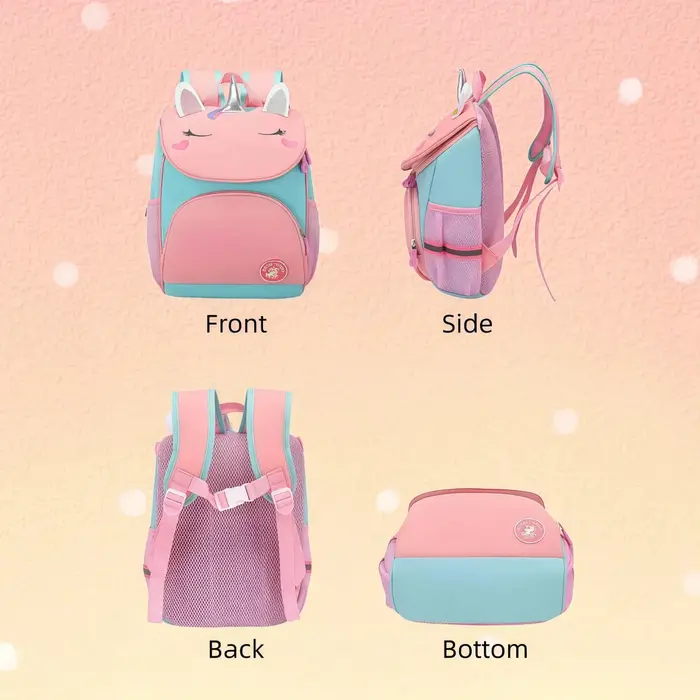Sac à dos licorne personnalisé pour filles