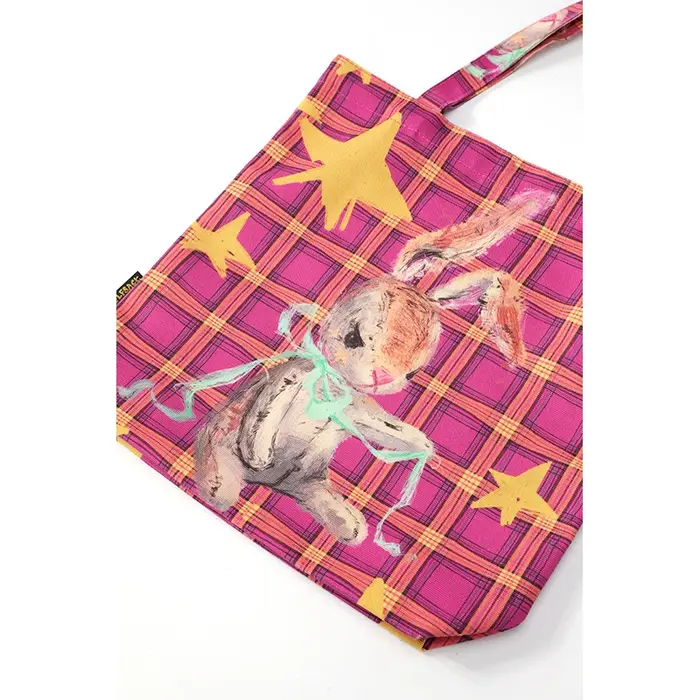 ELFSACK 2025 automne nouveauté Y2K coloré peint à la main Animal sac fourre-tout Original Art impression toile sac à bandoulière pour femme