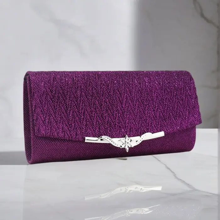 Sacs à main froncés à paillettes pour femmes
