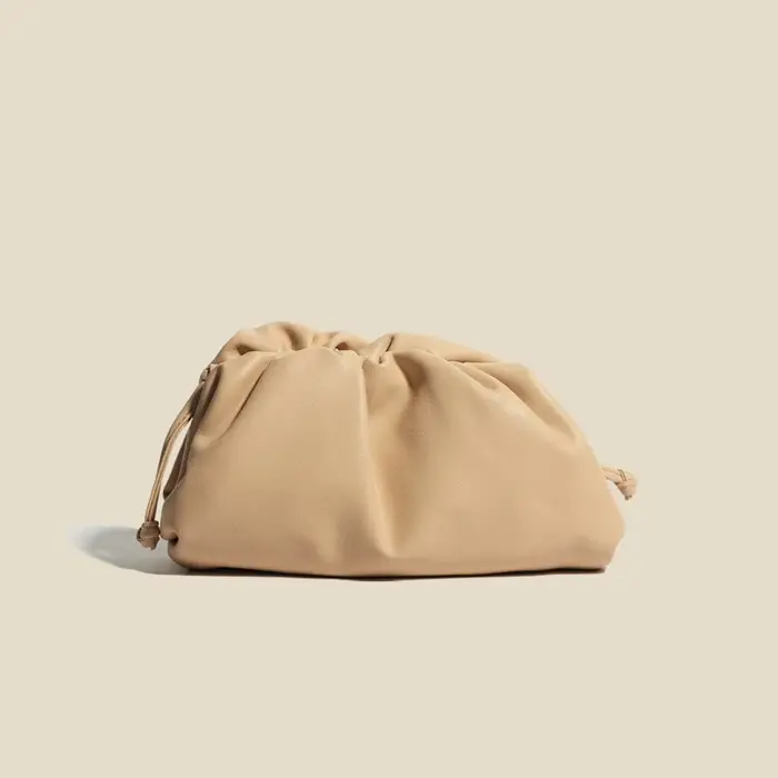 Dames célèbre marque de luxe concepteur en cuir de vachette Y2k nuage petit sac à main couleur doux