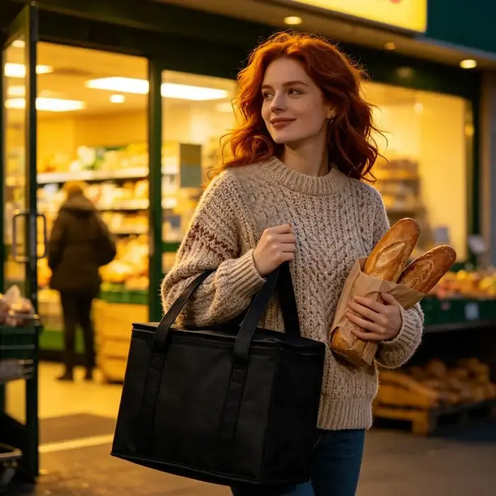 Sac isotherme réutilisable pour aliments