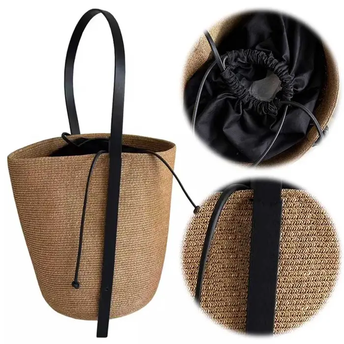 Sac seau pour femme avec bandoulière réglable