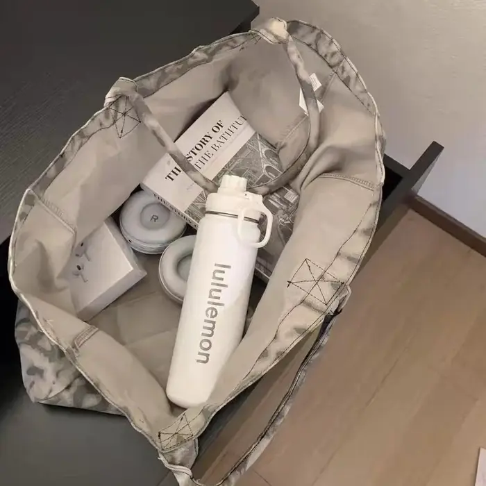Sac de yoga unisexe en toile grande capacité