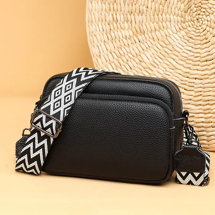 Sac bandoulière tendance pour femme avec 2 sangles