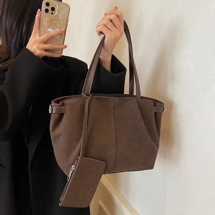 Sacs à bandoulière en daim pour femmes