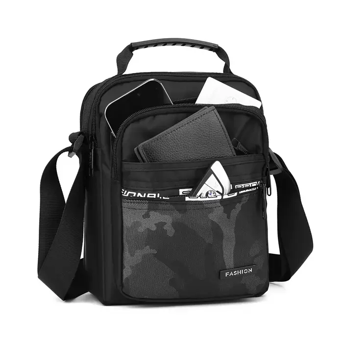 Sac à bandoulière en nylon pour loisirs et bureau