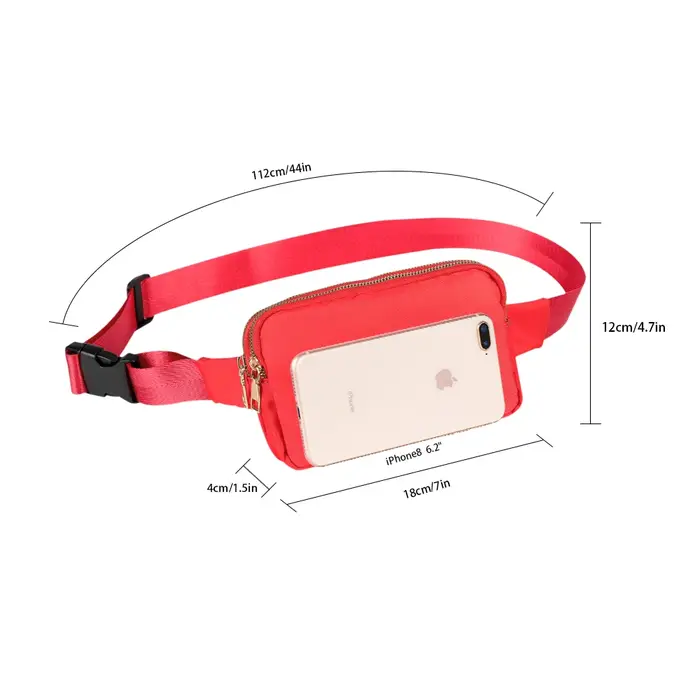 Buylor femmes taille Packs mode ceinture sacs Double pochette concepteur Bum hanche sac épaule poitrine Pack étanche téléphone sac à bandoulière