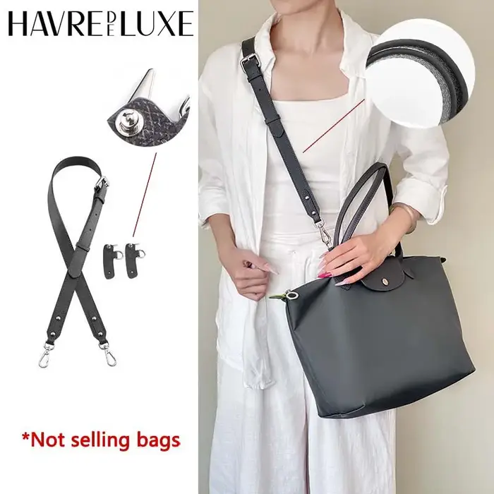 Sangle d'épaule en cuir pour sac Longchamp M
