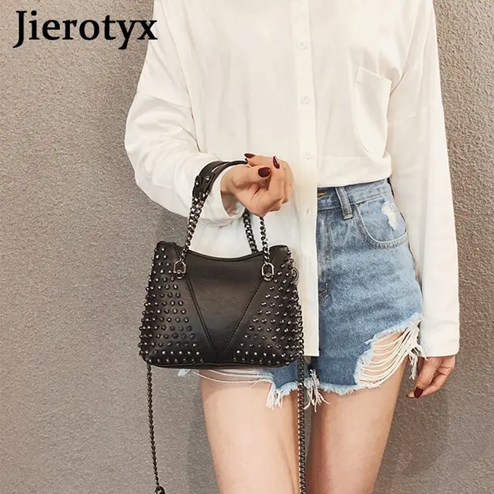 JIEROTYX – sac à main en cuir pour femmes