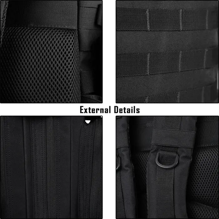 25L 35L 45L sac à dos tactique pour hommes Sports de plein air voyage salle de sport randonnée Bug Out sac militaire Camping chasse survie sac à dos