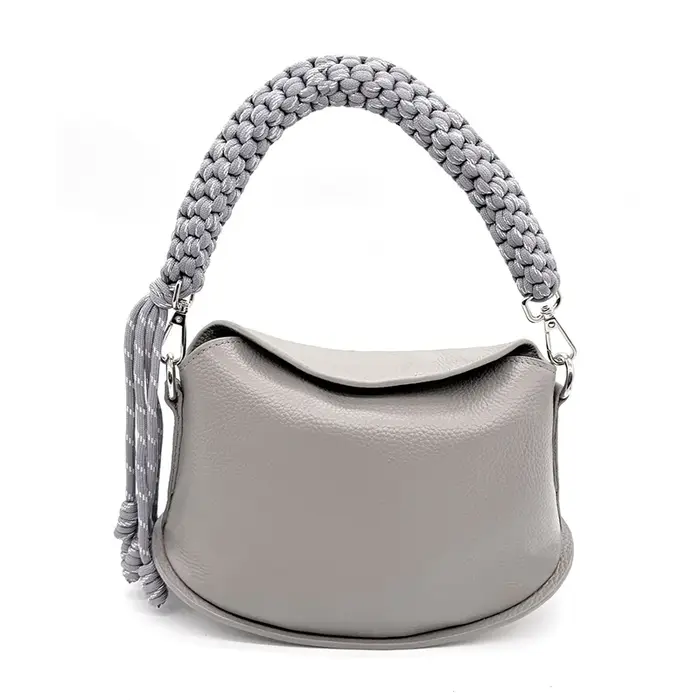 Sac à main vintage en cuir véritable pour femme