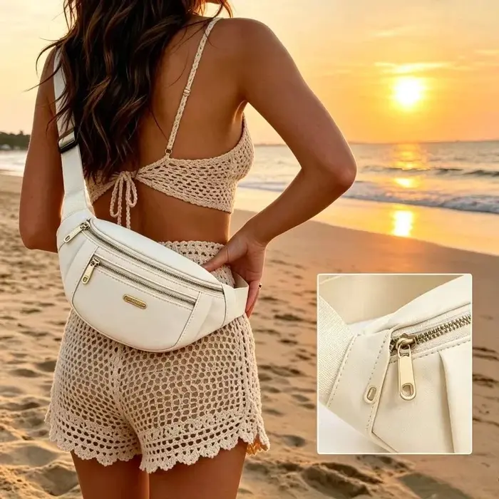 Sac banane coréen pour femme - Sac messager tendance