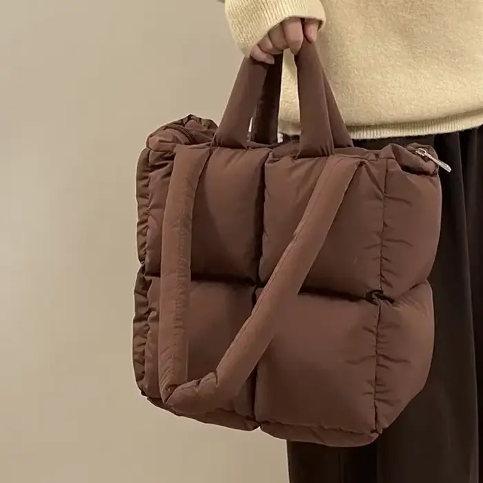 Sac à bandoulière bouffant de styliste pour femmes