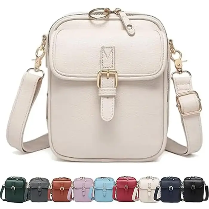 Sac messager en cuir pour femmes