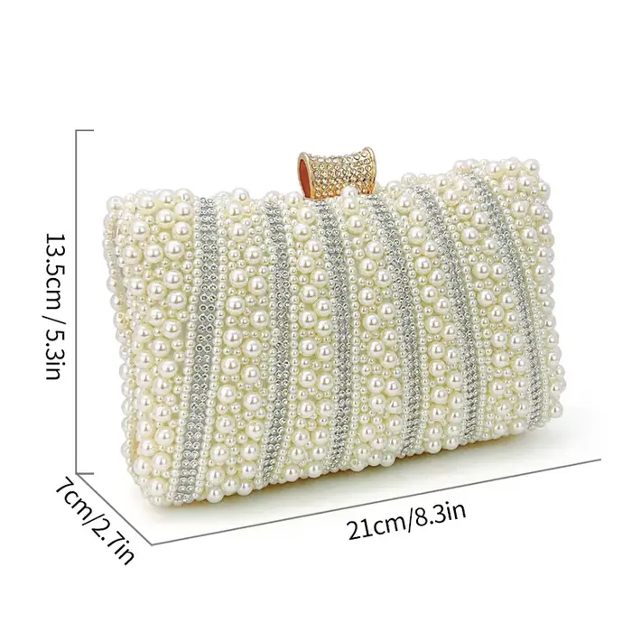 Pochette en perles pour femme