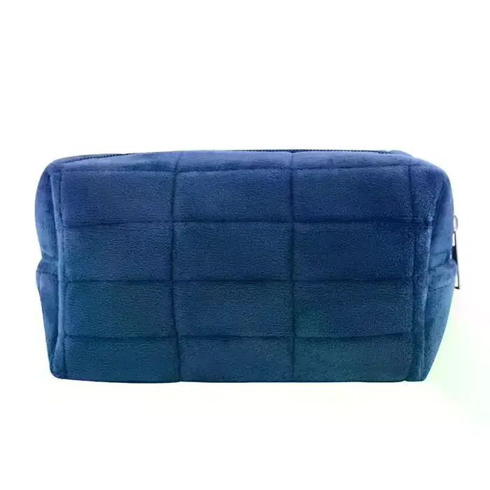 Trousse de maquillage en fourrure mignonne pour femmes