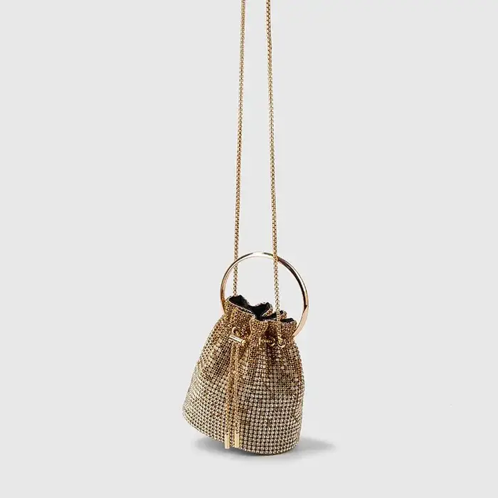 Sac Seau Diamant pour Femme – Sacs à Bandoulière Bling-Bling en Strass
