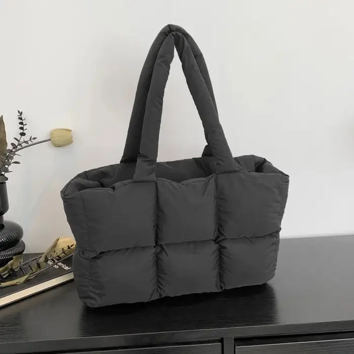 Sac matelassé à carreaux pour femmes