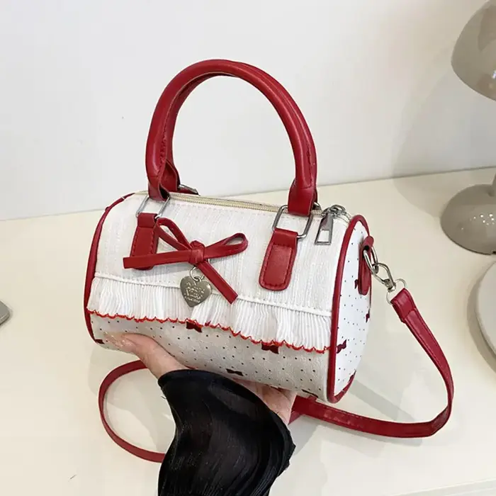 Sac à main à pois pour femmes
