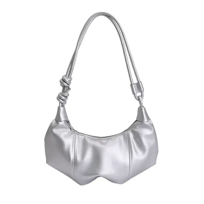Sac à main tendance en forme de dumpling pour femme, sac à bandoulière décontracté, sac fourre-tout 