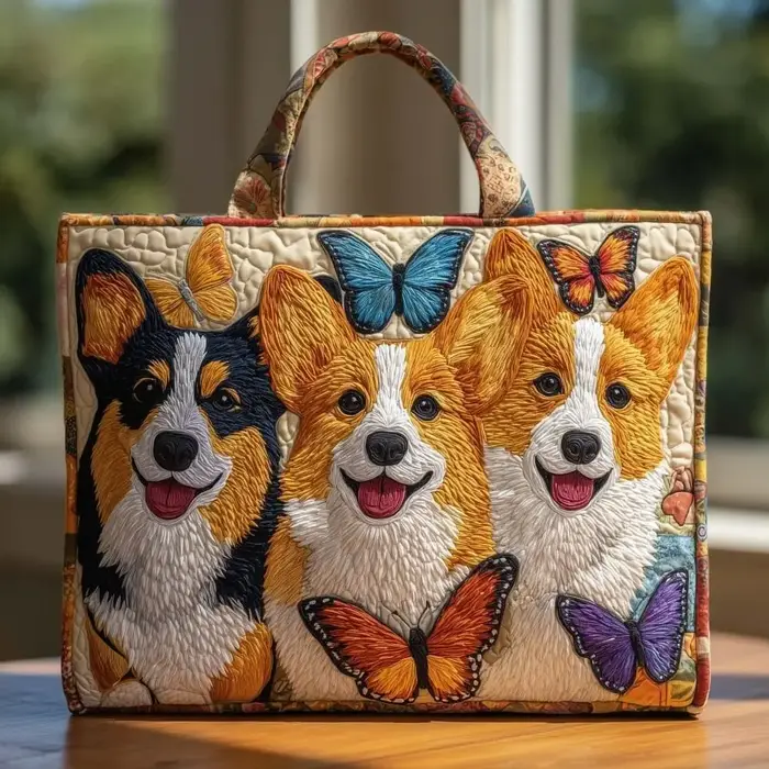 Sac fourre-tout imprimé vintage pour femmes