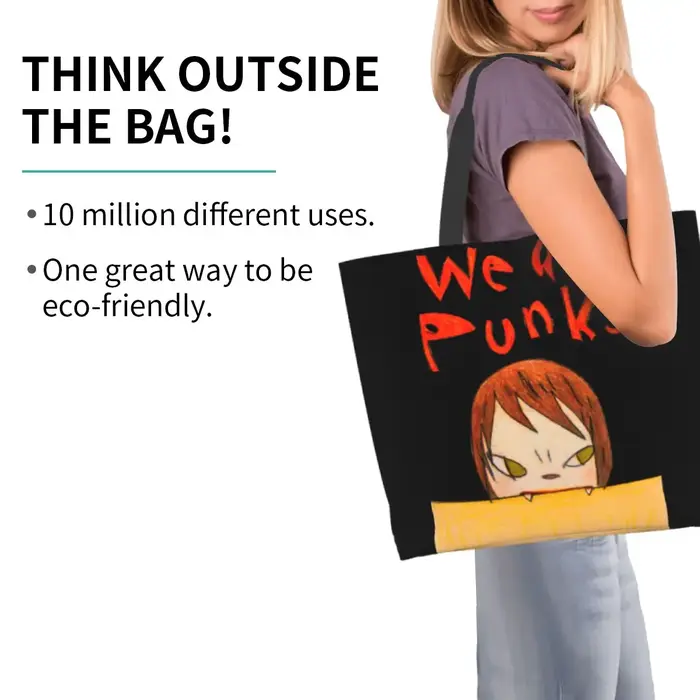 Sac à main Yoshitomo Nara Zombie avec logo personnalisé pour femme