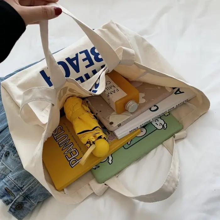Grand sac en toile pour femmes