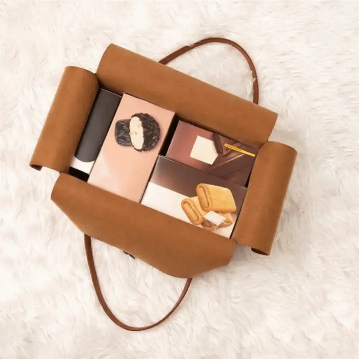 Sac cadeau minimaliste en PU